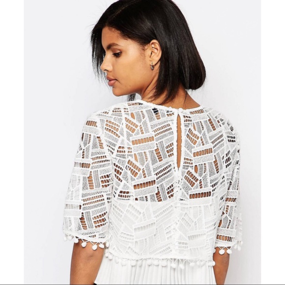 FRENCH CONNECTION ~Freddy Flared Skirt in Lace & Lace Top (NWT) - Picture 7 of 10